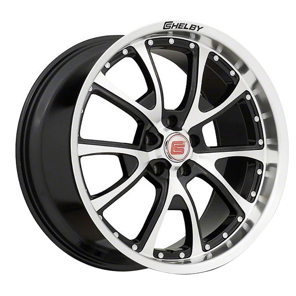 CS40 Black Rim by Carroll Shelby Wheels Performance Plus Tire