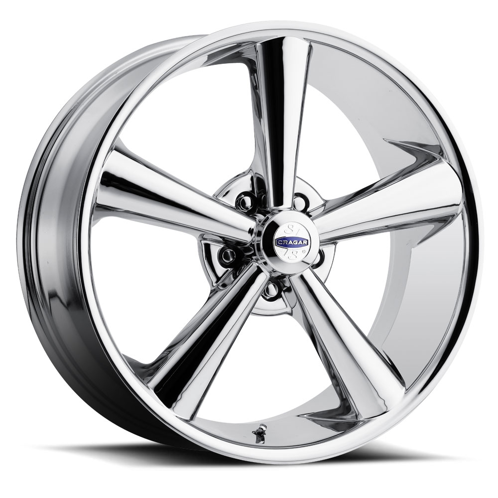 Cragar Wheels 614C S/S Modern Muscle Chrome Rim Wheel Size 20x10