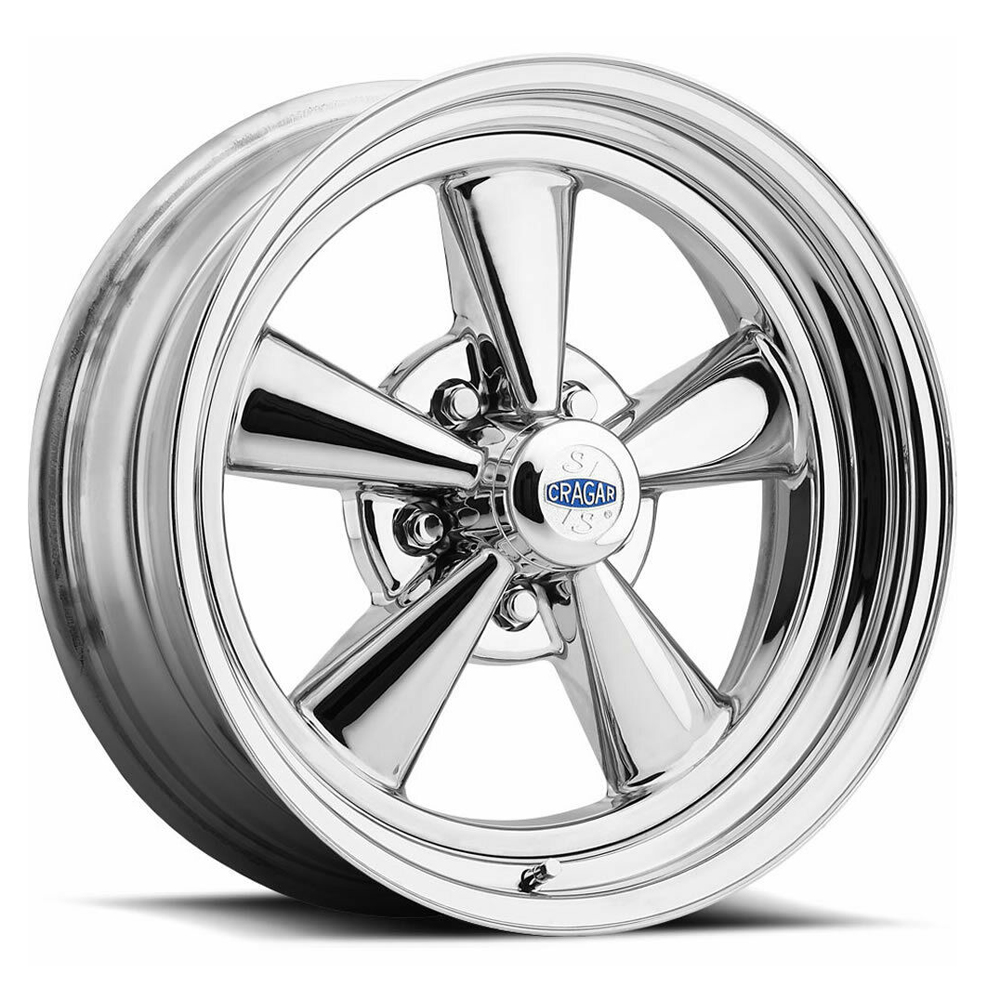 Cragar Wheels 61C S/S Chrome w/Alum Ctr Rim Performance Plus Tire