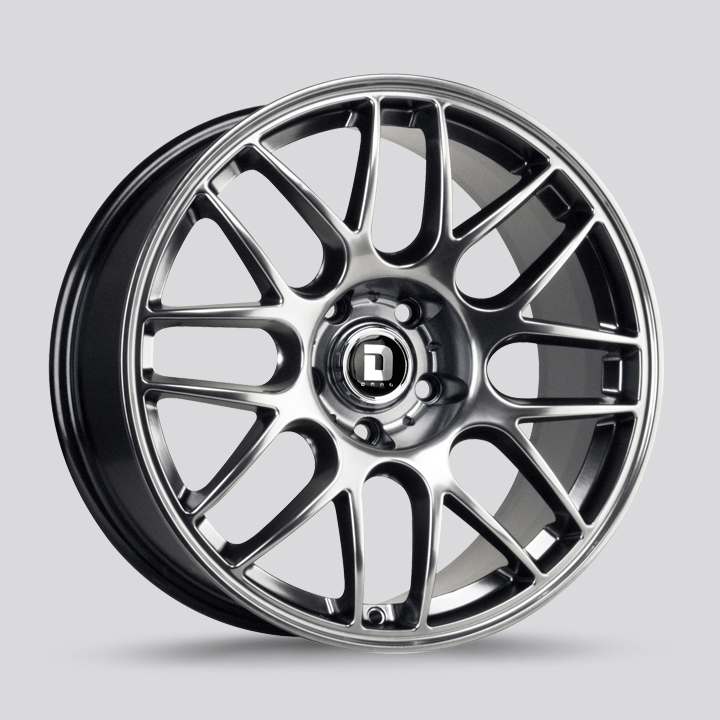 Drag Wheels DR37 Hyper Black Rim Wheel Size 18x8 Performance Plus Tire