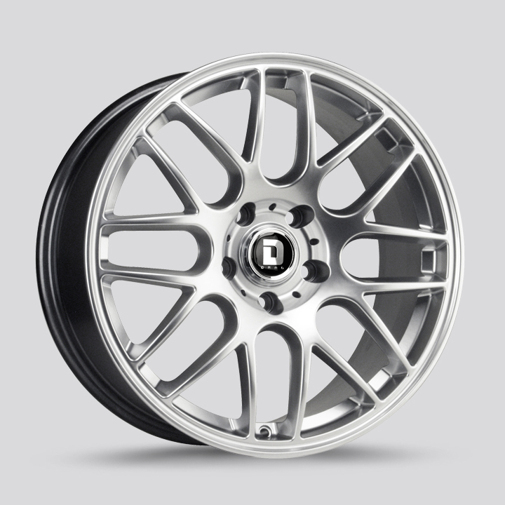 Drag Wheels DR37 Hyper Silver Rim Performance Plus Tire