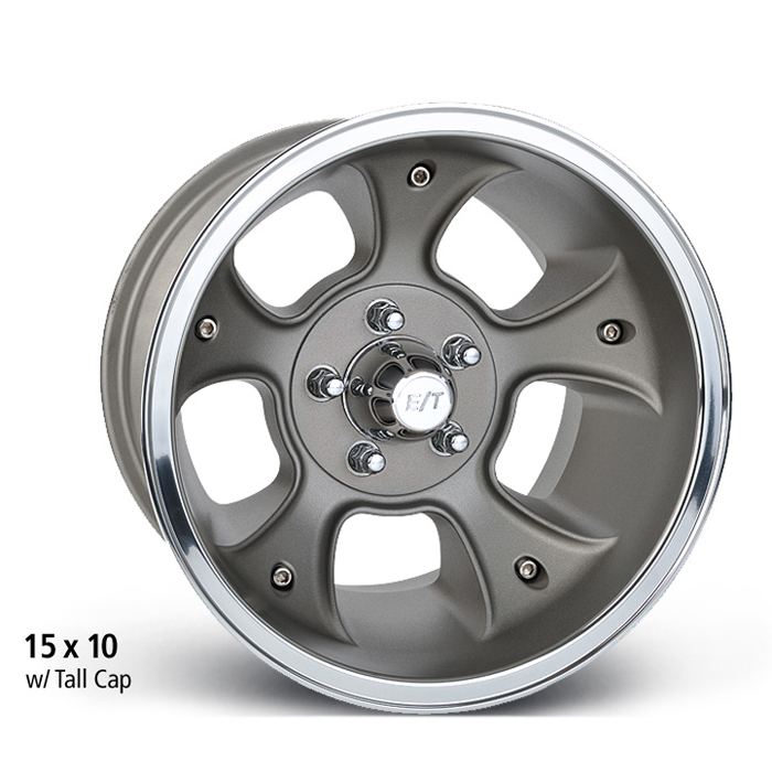 ET Wheels Fueler (Custom) Cast Center/Polished Lip Rim Wheel Size