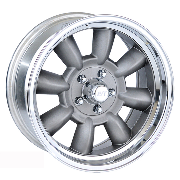 ET Wheels LT III Cast Center/Polished Lip Rim Performance Plus Tire