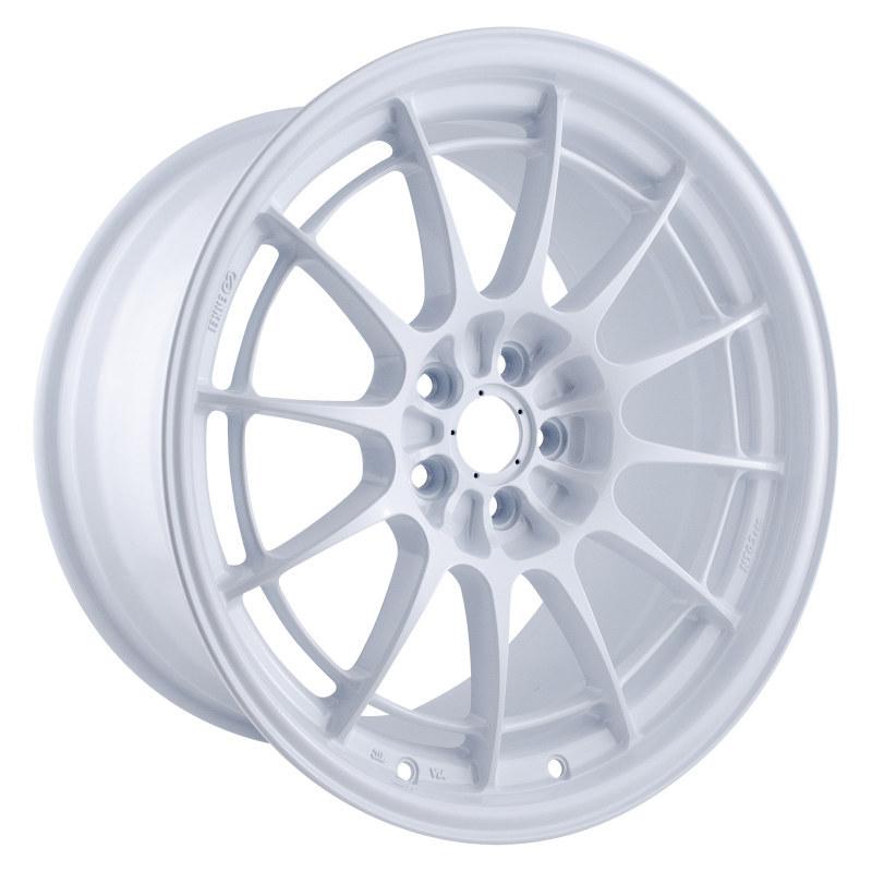 Enkei Wheels NT03+M White Paint Rim Performance Plus Tire