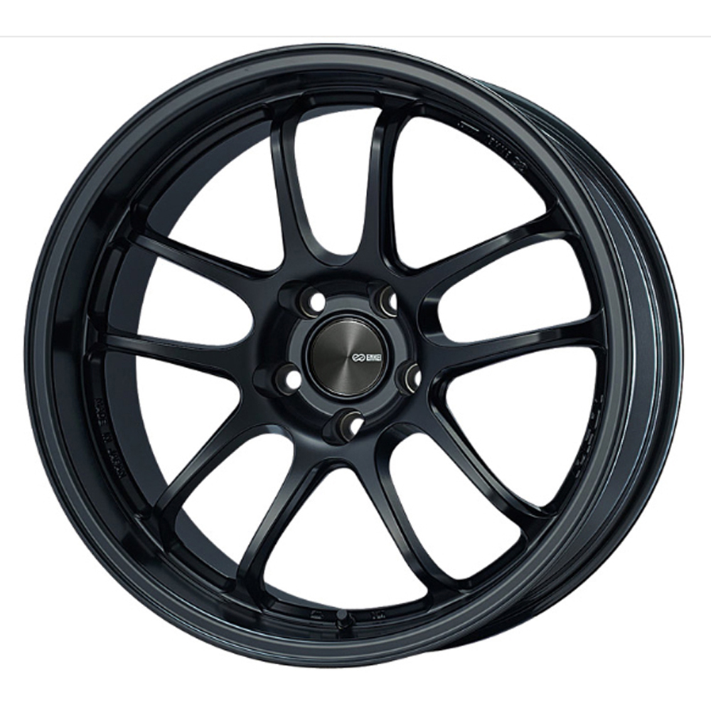 Enkei Wheels PF01EVO Matte Black Rim Wheel Size 18x9.5 Performance Plus Tire