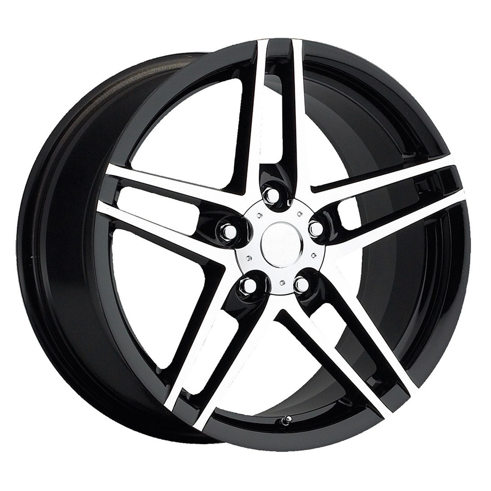 FR 10 C6 ZO6 Corvette Black Machine Face by Factory Reproductions