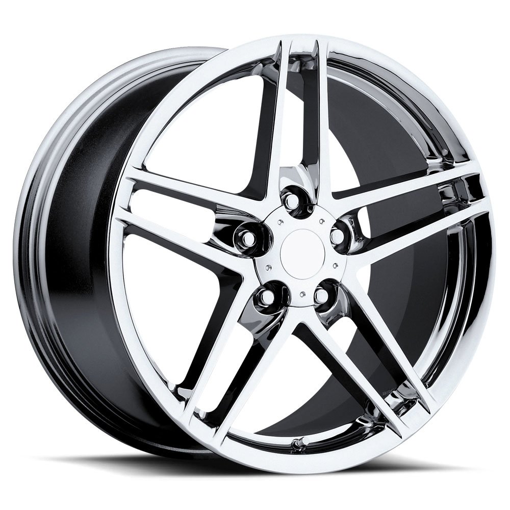 FR 10 C6 ZO6 Corvette Chrome by Factory Reproductions Wheels Wheel