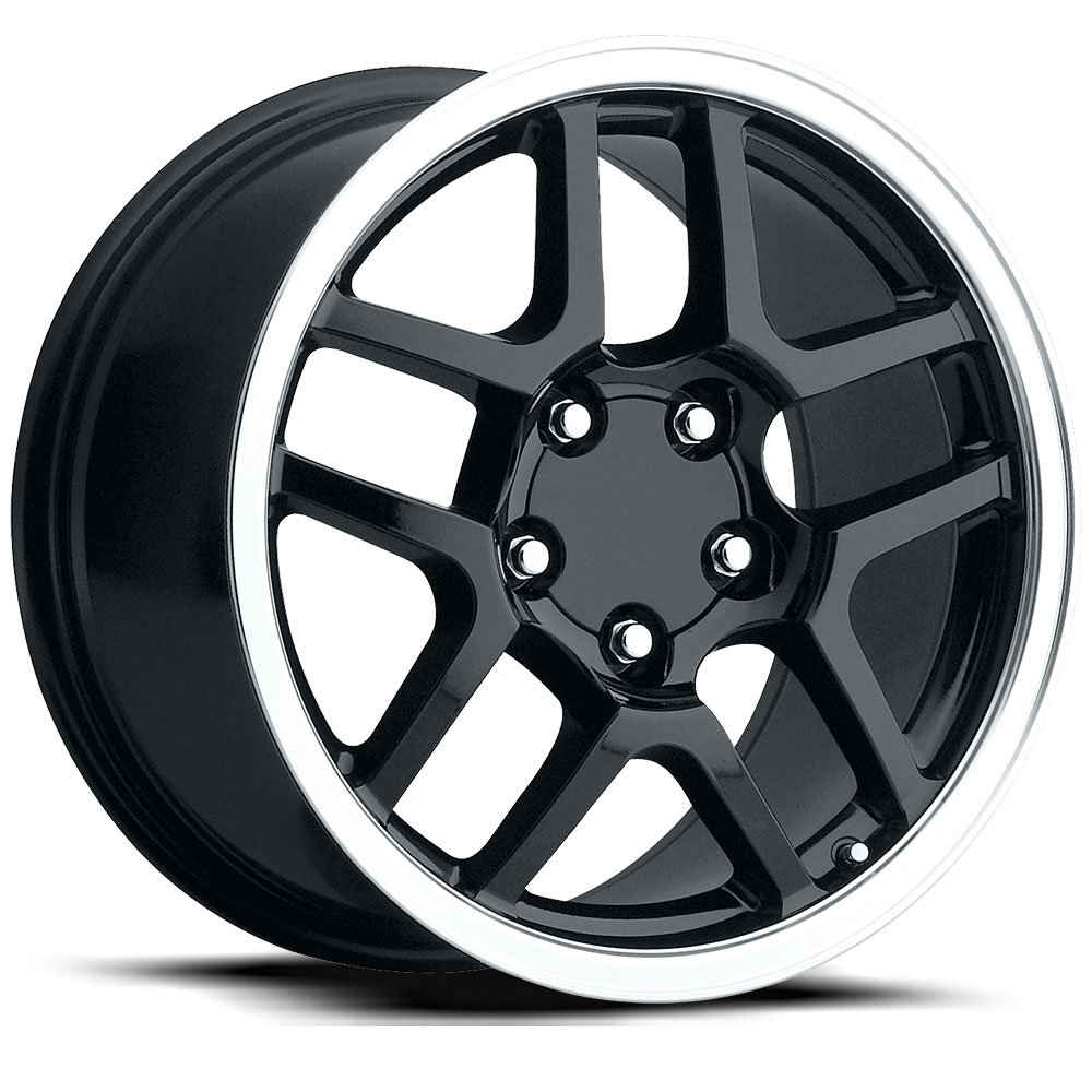 FR 16 C5 ZO6 Corvette Black Machine Lip by Factory Reproductions