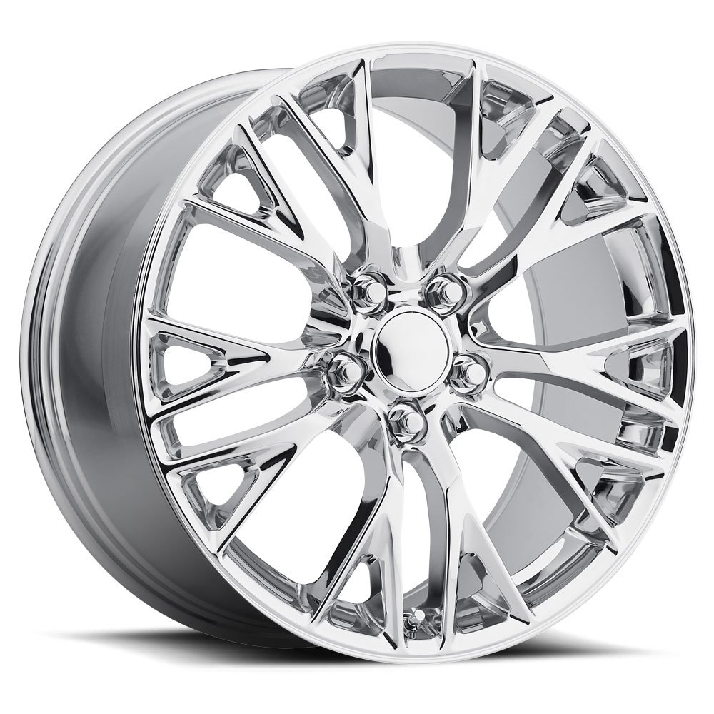 Factory Reproductions Wheels FR 22 C7 ZO6 Corvette Chrome Rim Wheel