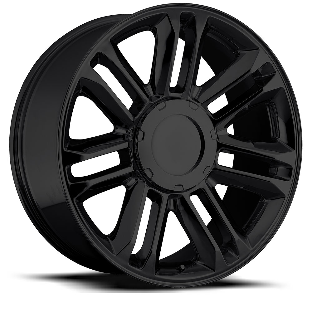 FR 39 Cadillac Escalade Plat Gloss Black Rim by Factory Reproductions