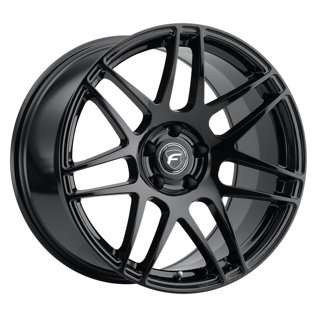 Wheels F14 Gloss Black Rim Performance Plus Tire
