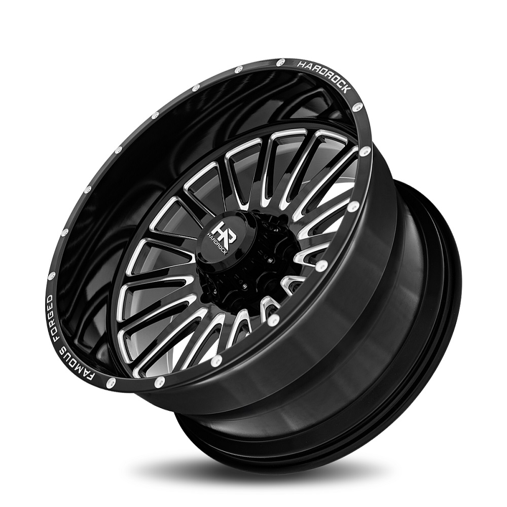 Hardrock Offroad Wheels H802 Gloss Black Milled Rim Performance