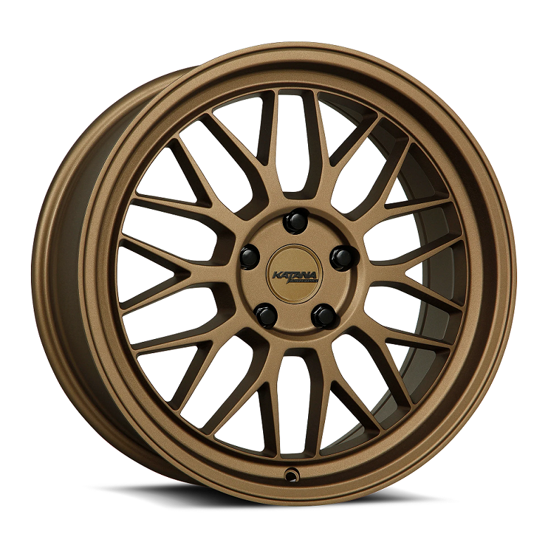 Katana Racing Wheels KR06 Matte Bronze Rim Performance Plus Tire