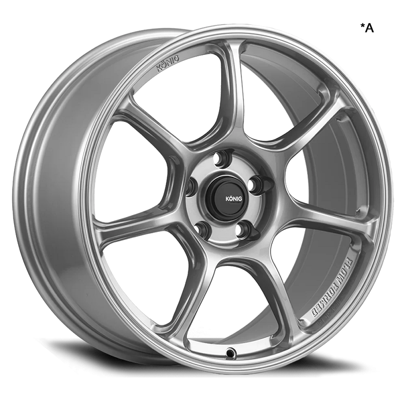 Konig Wheels Ultragram Titanium Metallic Rim Performance Plus Tire
