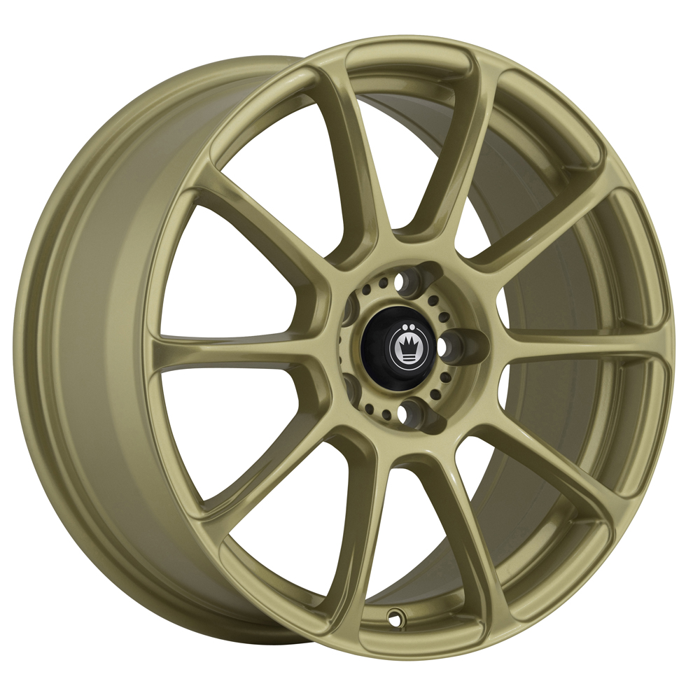 Konig Wheels Runlite Gold Rim Wheel Size 17x7.5 Performance Plus Tire