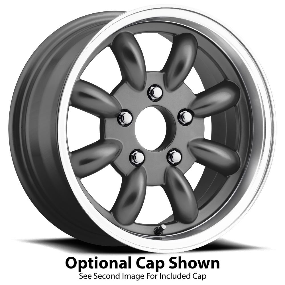 LW80 Charcoal / Machined Rim by Legendary Wheels Wheel Size 17x8