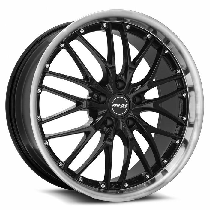 MRR Wheels GT1 Black Machine Lip Rim Performance Plus Tire