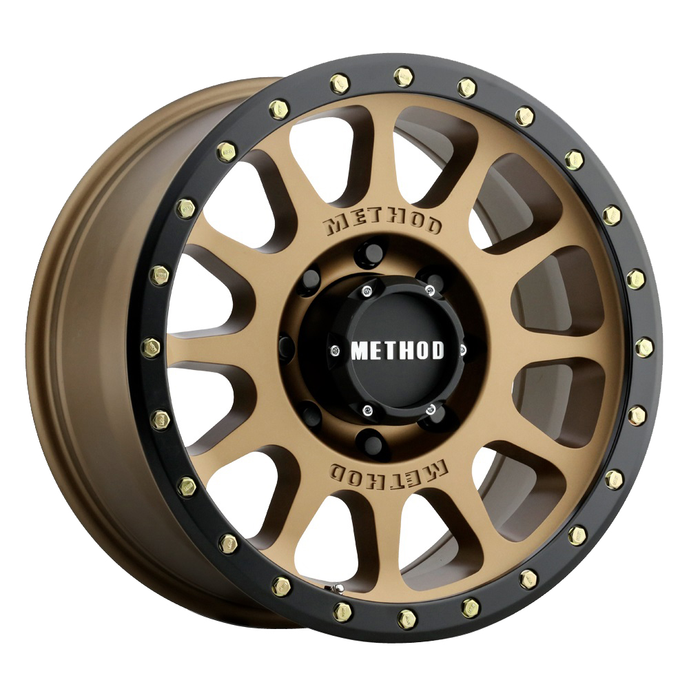 Method Wheels 305 NV HD Bronze Rim Wheel Size 18x9 Performance Plus