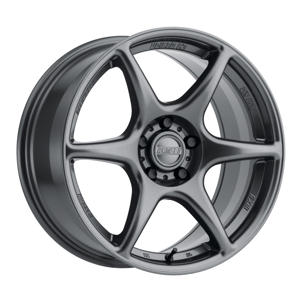 Kansei Wheels Tandem Gloss Gunmetal Rim Performance Plus Tire