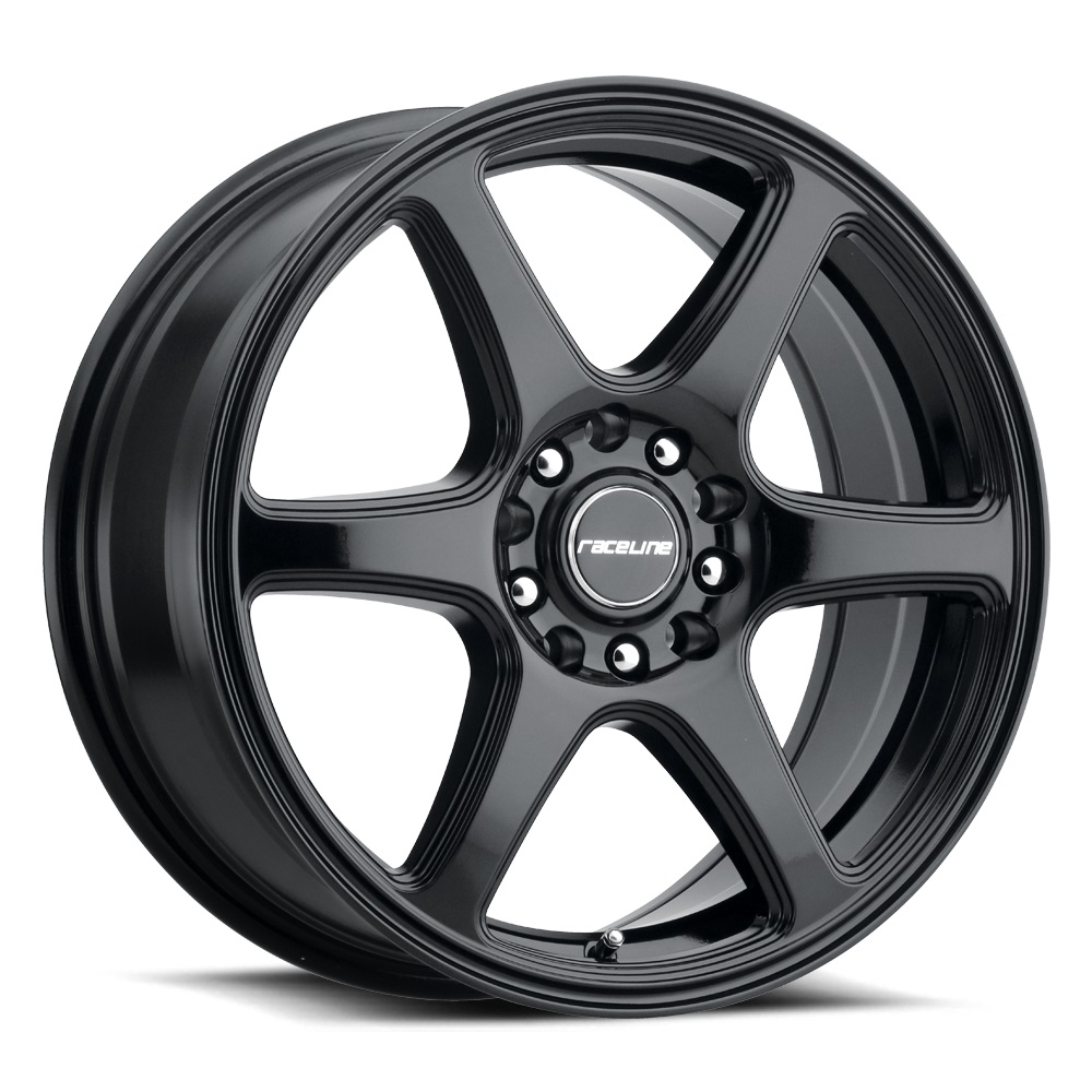 - by 18x8 Matrix Wheels Gloss Wheel Raceline Black 146B Size