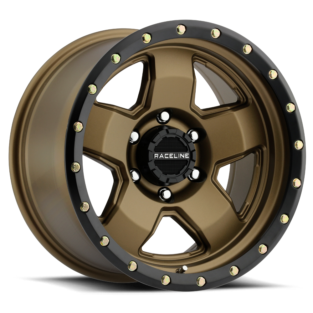 Raceline Wheels 937BZ Combat Bronze Rim Performance Plus Tire