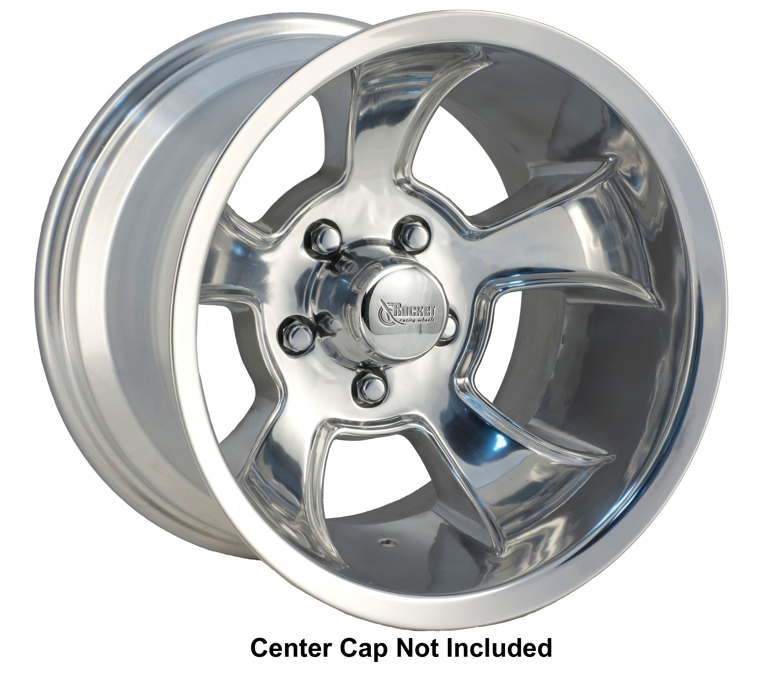 Rocket Racing Wheels Injector Polished Rim Wheel Size 16x10 Performance Plus Tire