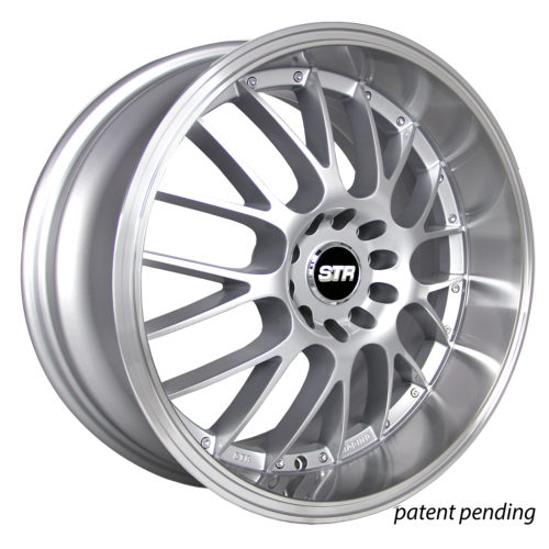 STR Racing Wheels STR 514 Silver Machine Face Rim Wheel Size 18x8.5