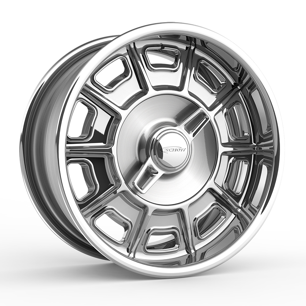 Schott Wheels C10 (Std Profile) Custom Finish Rim Performance Plus Tire