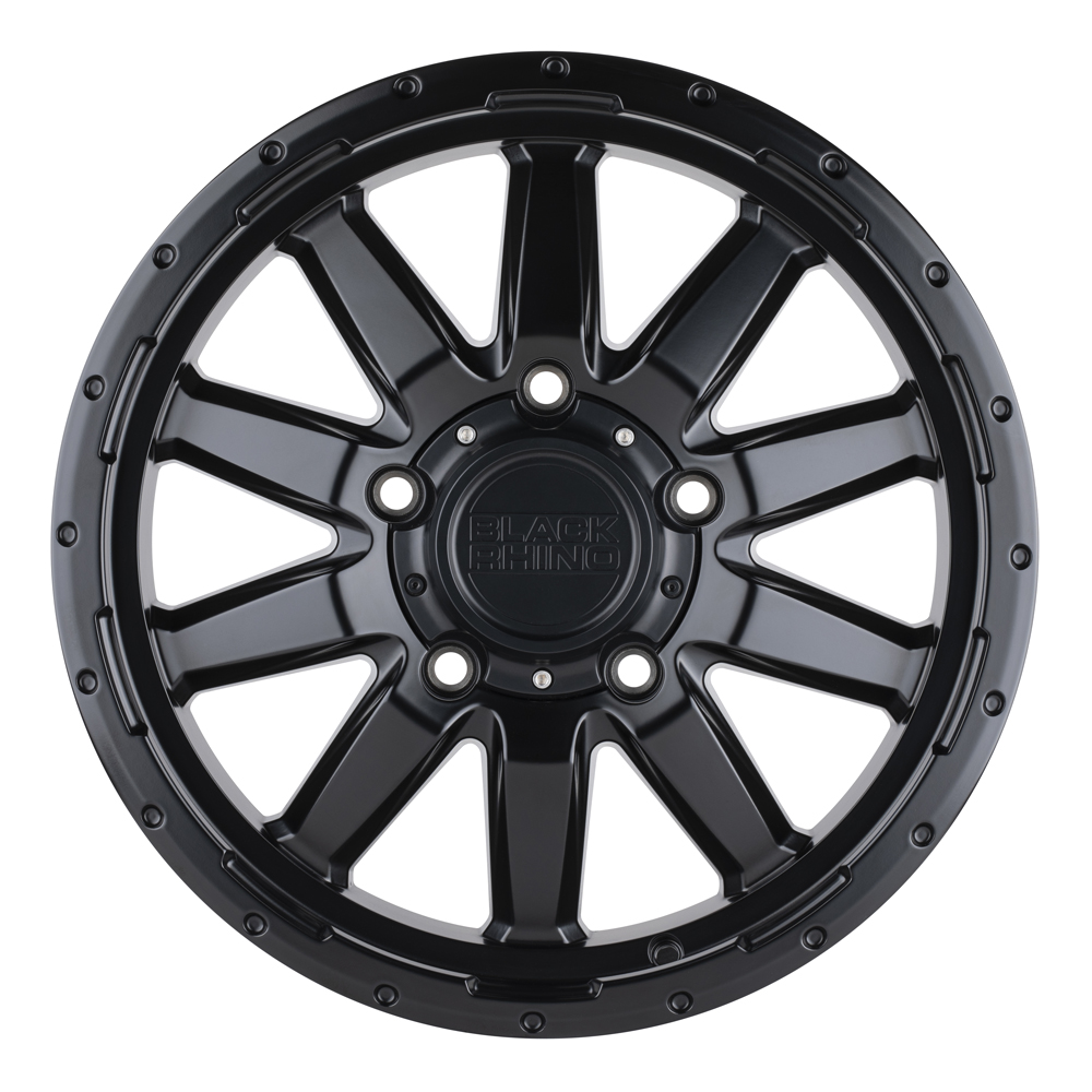 Black Rhino Wheels Excursion Matte Black Rim Wheel Size 17x7.5