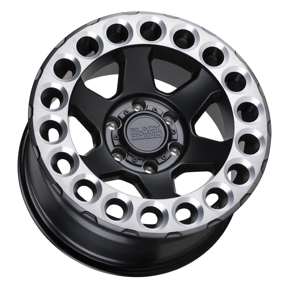 Black Rhino Wheels Odessa Matte Black w/ Machined Tinted Lip and