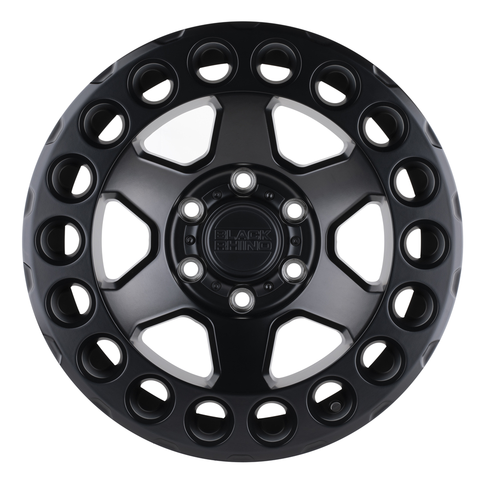 Black Rhino Wheels Odessa Matte Black w/ Machined Tinted Lip and