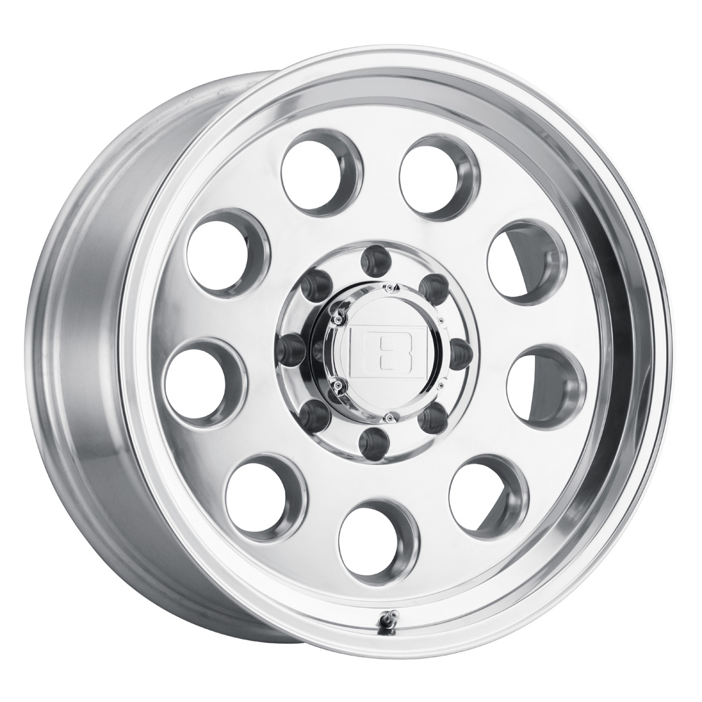 Level 8 Wheels Hauler Polished Rim Performance Plus Tire