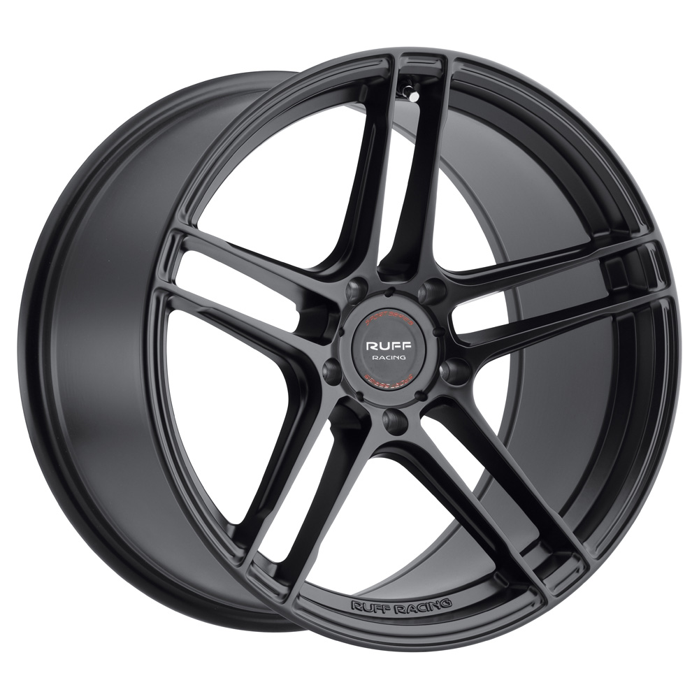 Ruff Wheels RS1 Gloss Gunmetal Rim Wheel Size 18x8.5 Performance