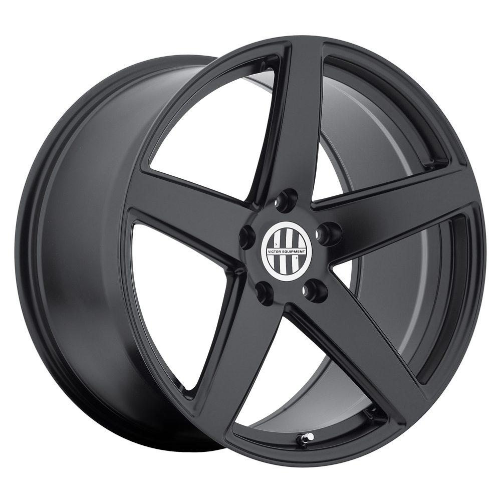 Victor Equipment Wheels Baden Matte Black Rim Performance Plus Tire