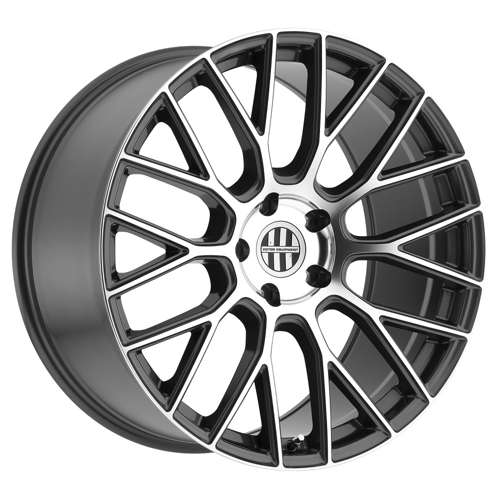 Victor Equipment Wheels Stabil - Gunmetal with Mirror Cut Face Rim ...
