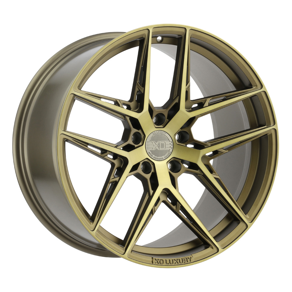 XO Luxury Wheels Cairo Bronze w/Brushed Bronze Face Rim Performance