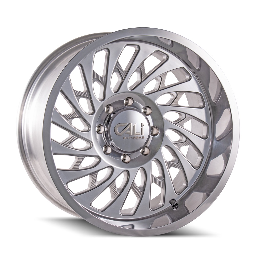 Cali OffRoad Wheels 9108 Switchback Polished Rim Performance Plus Tire