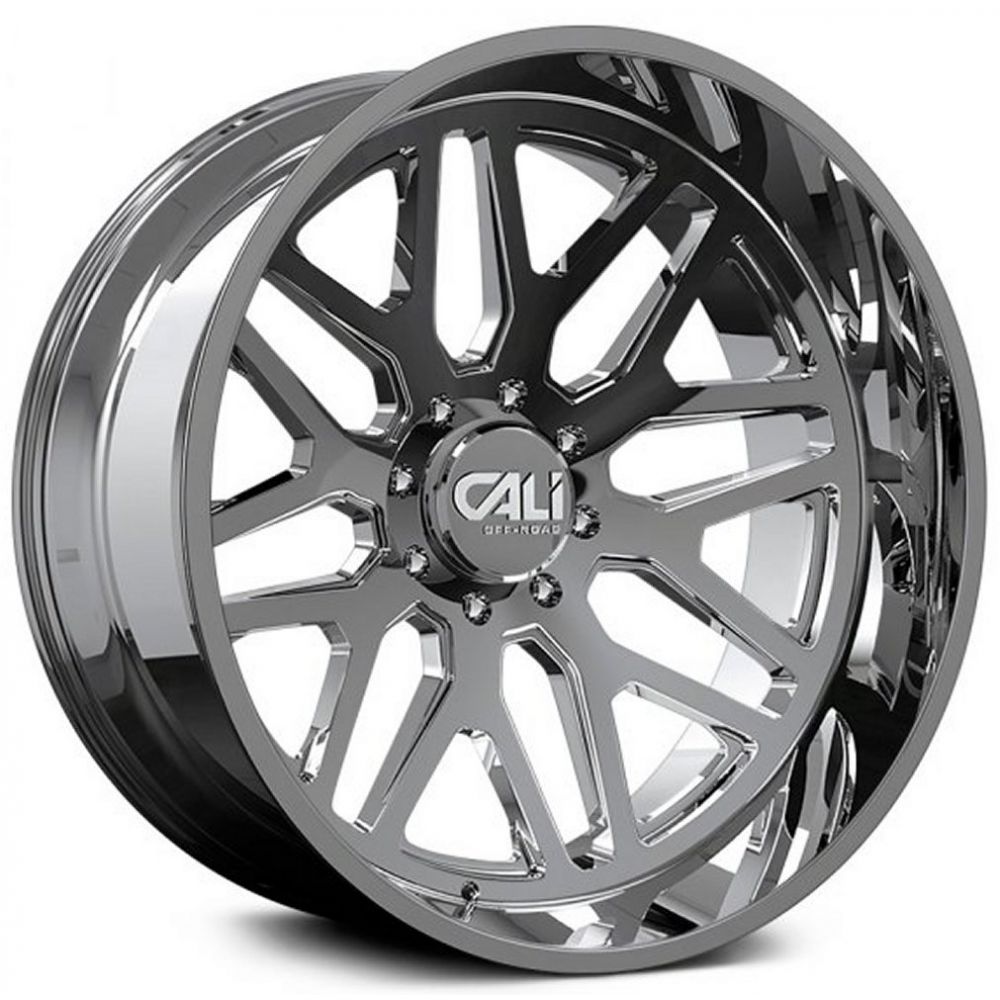 Cali OffRoad Wheels Invader 9115 Chrome Rim Wheel Size 24x14