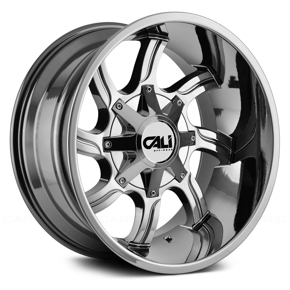 Cali OffRoad Wheels 9102 Twisted Chrome Rim Performance Plus Tire
