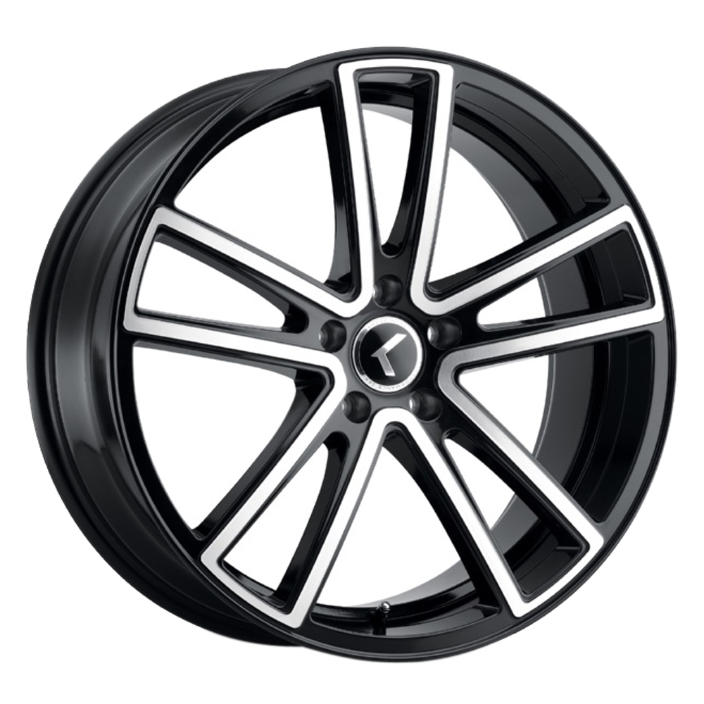 Kraze Wheels KR190 Lusso Gloss Black with Machined Face Rim Wheel