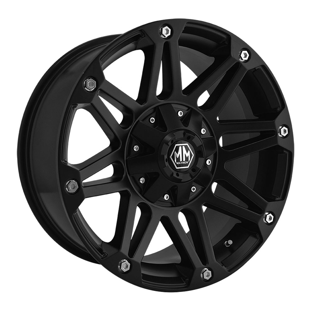 Mayhem Wheels 8010 Riot Matte Black Rim Wheel Size 18x9 Performance