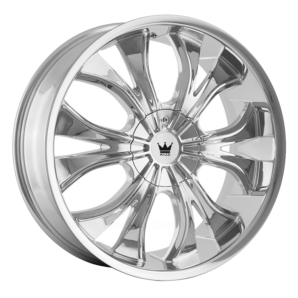 Mazzi Wheels Hustler 342 Chrome Rim Wheel Size 20x8.5 Performance