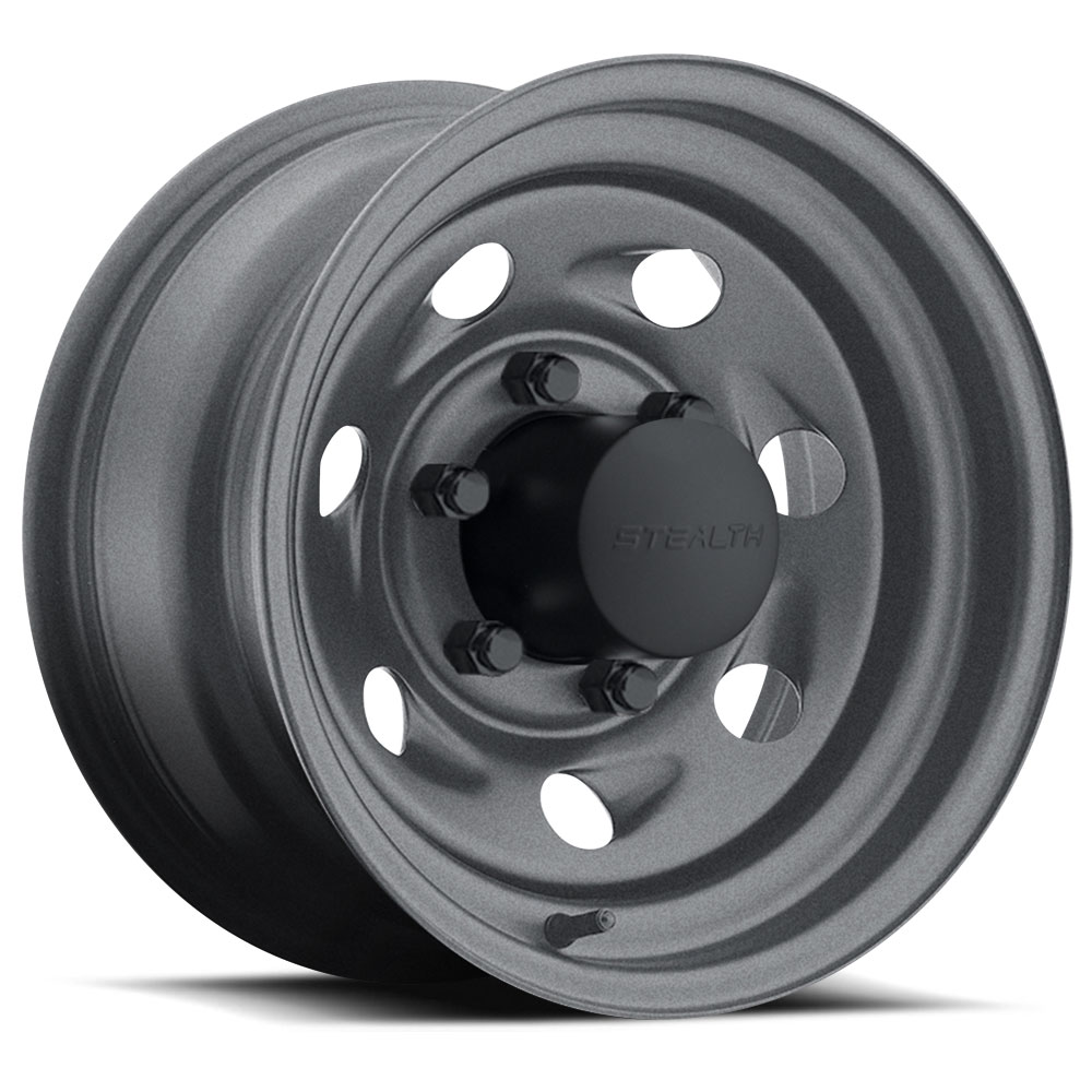 U.S. Wheel Vortec Stealth 094 Gunmetal Rim Wheel Size 16x10 Performance Plus Tire