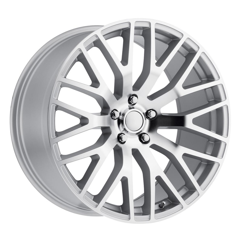Replica by Voxx Wheels Mustang Performance Silver Mach Face Rim Wheel