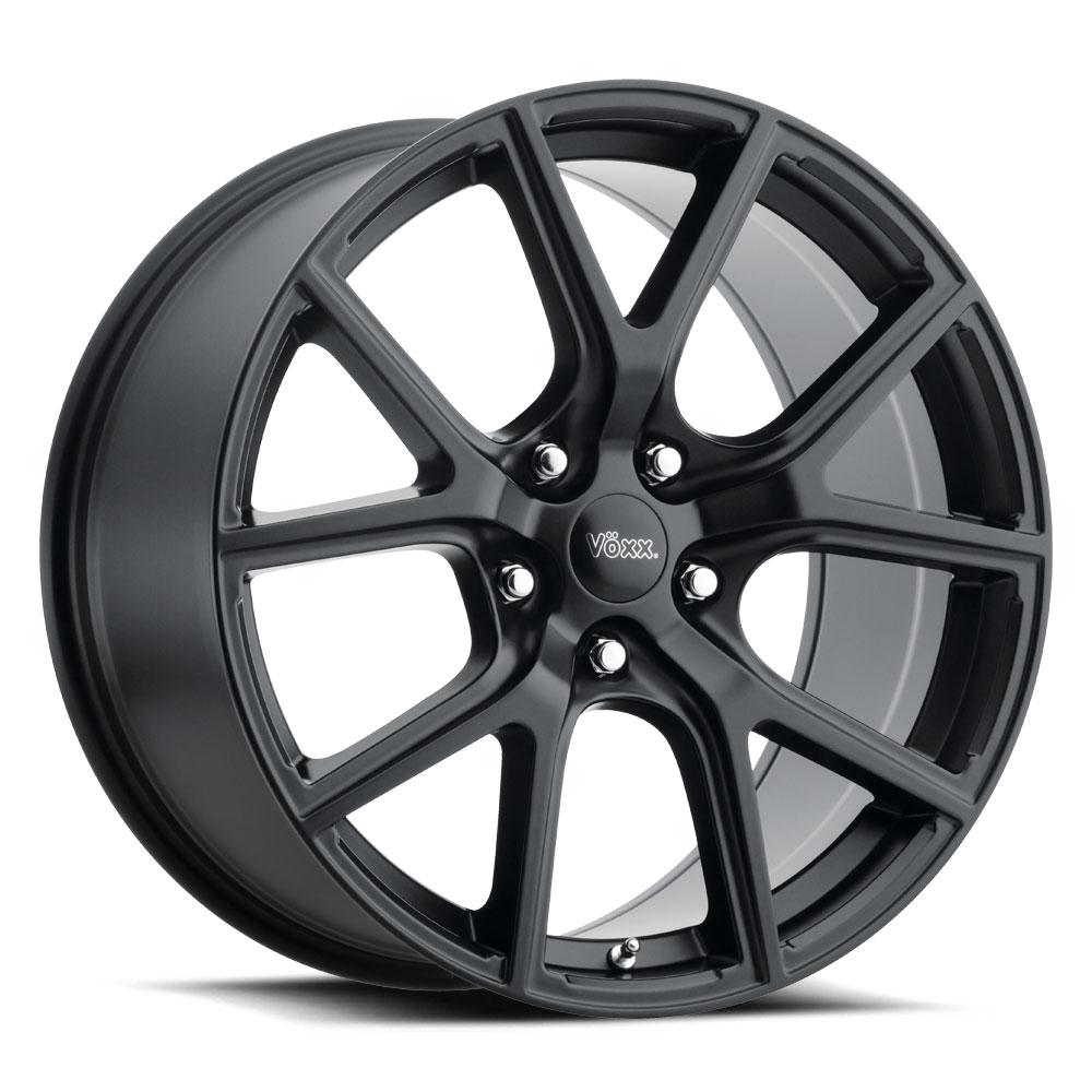 Voxx Wheels Lumi Matte Black Rim Performance Plus Tire