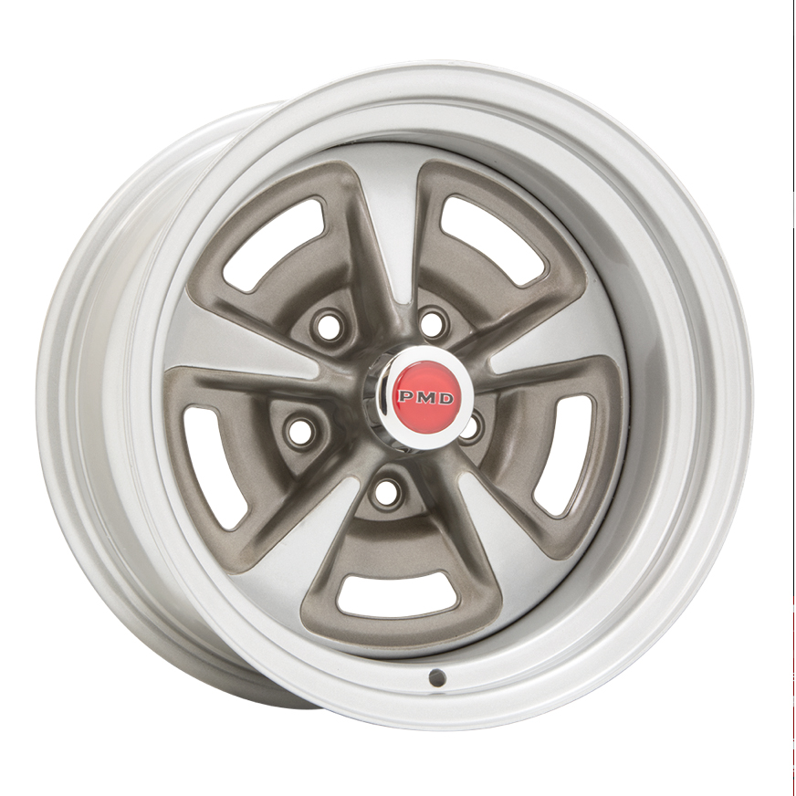 Wheel Vintiques 60 Series Pontiac Rallye II Silver Rim Wheel Size