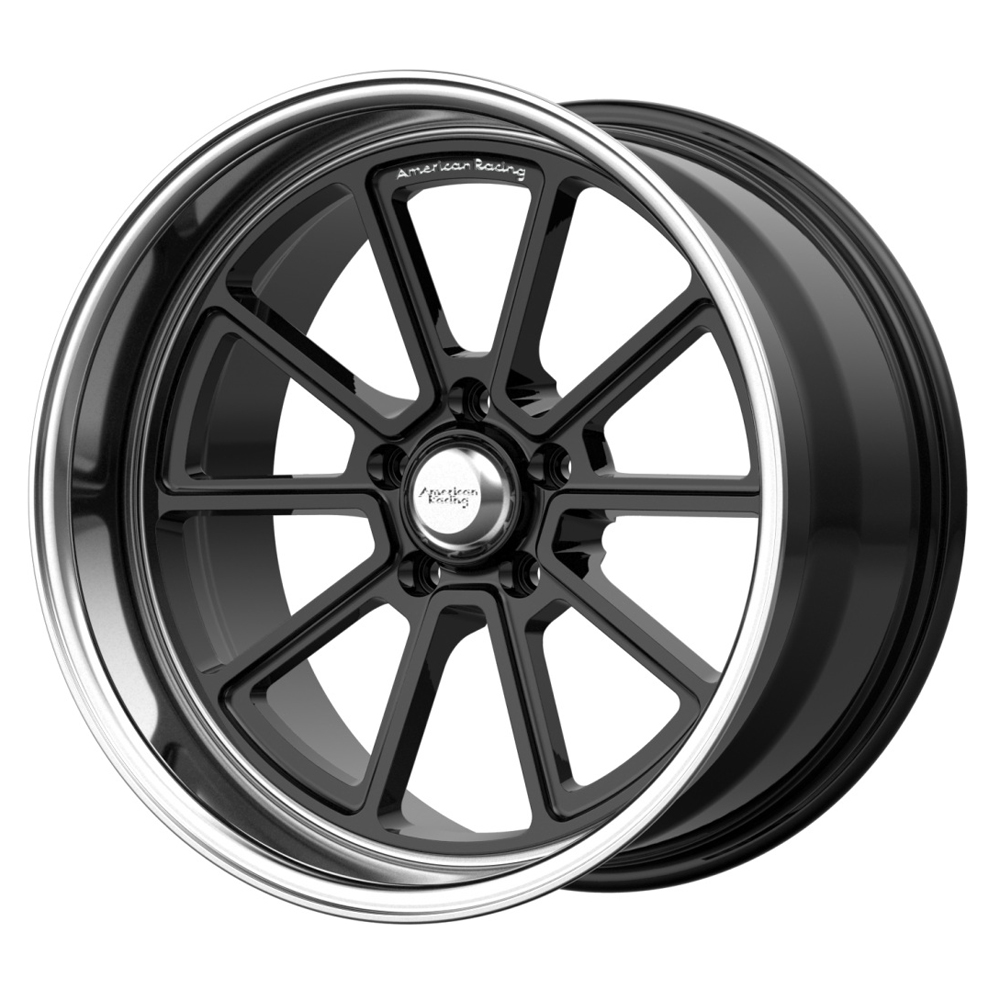 American Racing Wheels VN510 Draft Gloss Black Diamond Cut Lip Rim