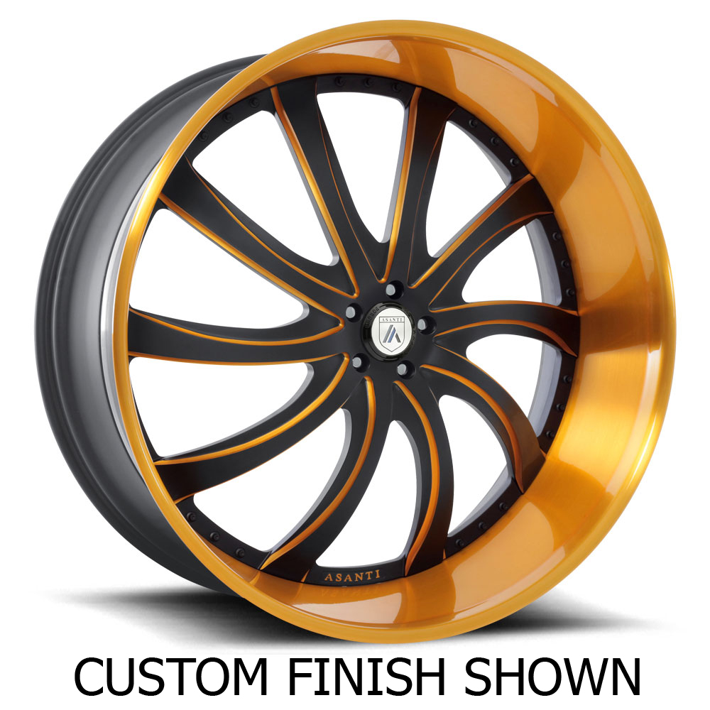 Asanti Wheels AF810 Custom Finishes Rim Wheel Size 18x12