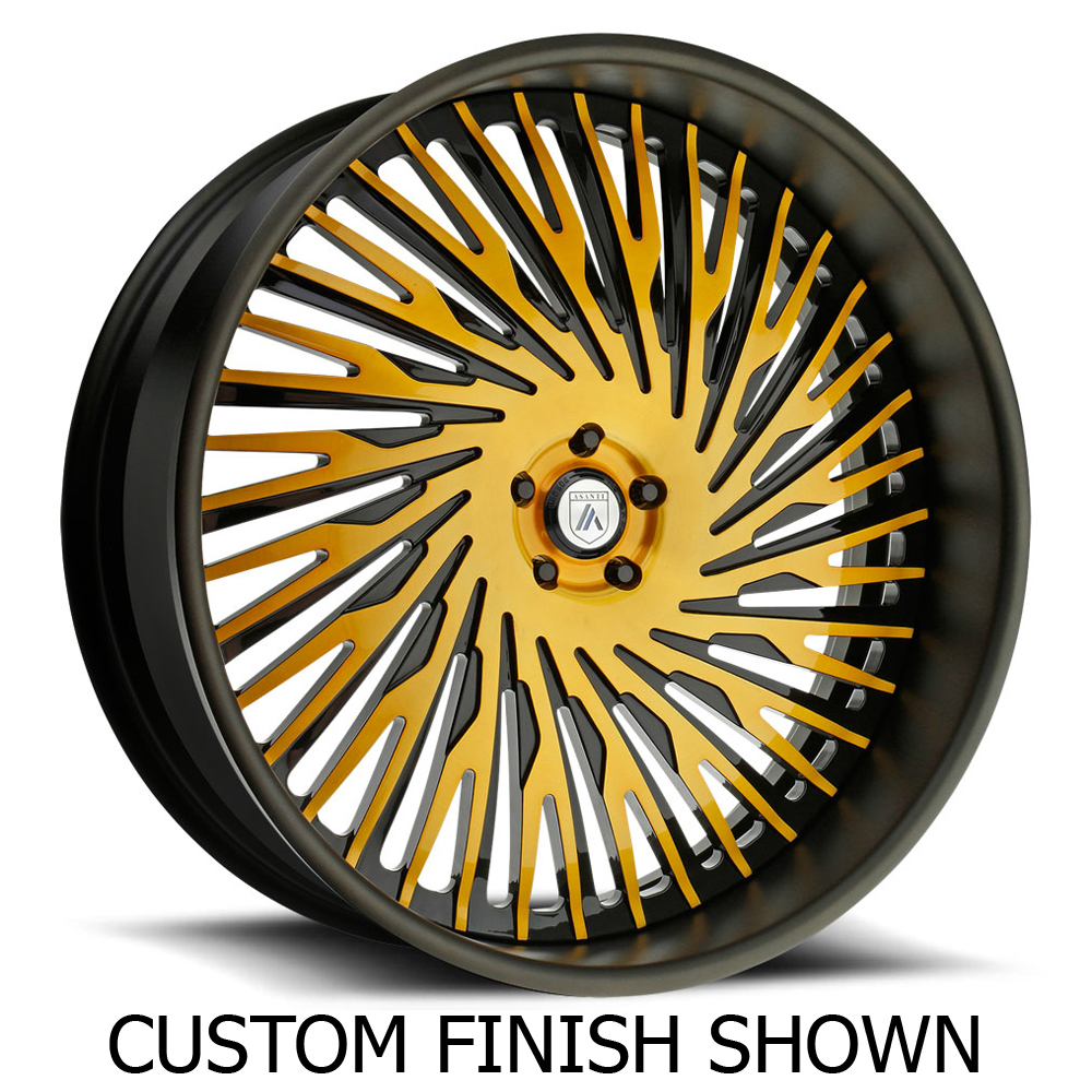 Asanti Wheels AF869 Custom Finishes Rim Wheel Size 18x15