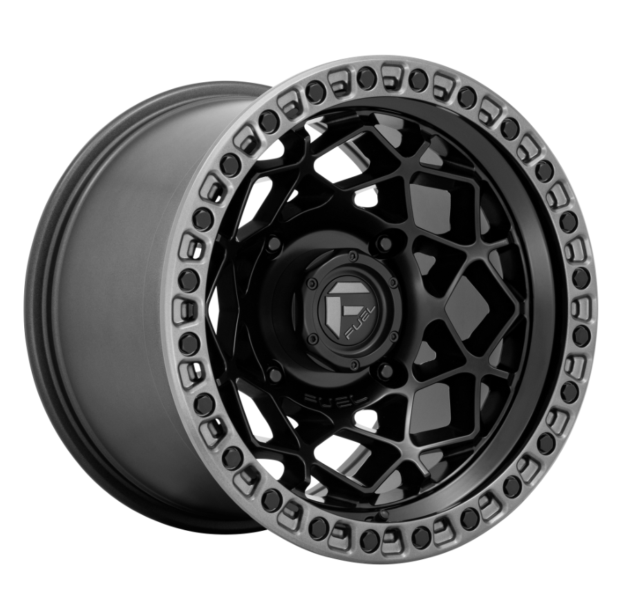 Fuel UTV Wheels Unit D783 Matte Black With Gunmetal Ring Rim Wheel